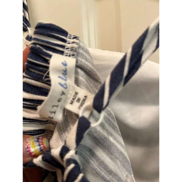 NWT Bailey Blue Striped Dress, Size LG Blue and White - Picture 7 of 7